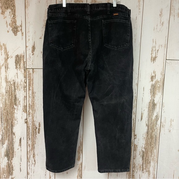 Rustler, Relaxed Fit Black Jeans. Size 42x30. In excellent condition! - Picture 3 of 6